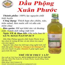 Dầu đậu phộng (lạc) - chai 1 lít/1350.000